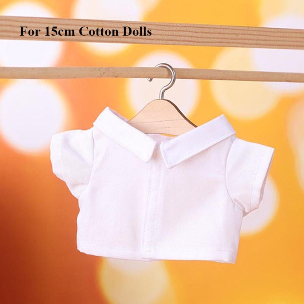 Fashion Style Doll Clothes Toys Accessories Mini Clothes Doll T-shirt  15/20cm Cotton Stuffed Dolls