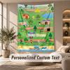 Tapestry Custom Name Text, Wall Hanging Tapestry Home Room DecorAnimal Crossing