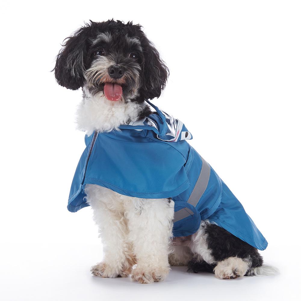 Reflective Dog Raincoat Costume: Summer Bathing Duck Design for Small Dogs