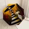 1pc witch, cat Automatic Open/Close Umbrella Compact Folding Umbrella with 8-Rib Shaft for Women/Men, Portable Travel Umbrella,1148S