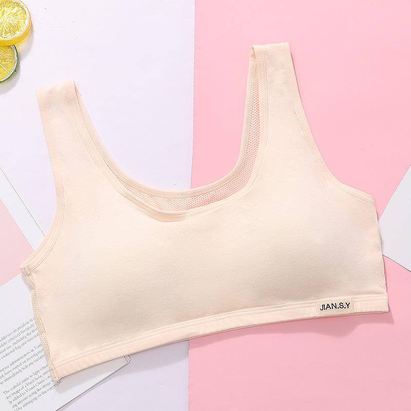 Bralette in Rete di Cotone Traspirante per Ragazze delle Medie - Senza Ferretto, Design Leggero