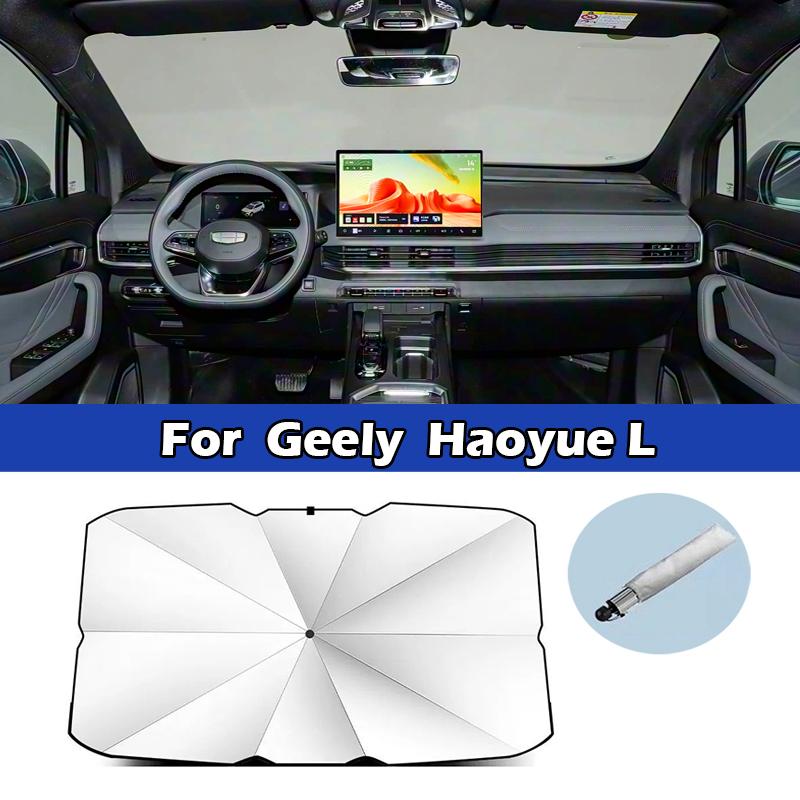 Auto Zonnescherm Paraplu Voorruit UV Beschermer Voor Geely Monjaro Xingyue L Preface Boyue Emgrand Haoyue Panda Binrui Binyue