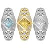 Fashion Decorative Rhombus Dial Diamond Women'S Watch Alloy Quartz Watch Women'S Watch