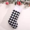 Christmas Stocking Classic Red Black Buffalo Plaid Hanging Stockings for Christmas Tree Fireplace Holiday Party Decor