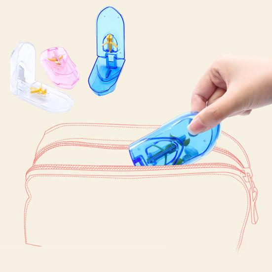 Portapillole Sigillatura Forte Facile da Trasportare Trasparente Visibile Taglio Regolabile Plastica Vitamina Compressa Taglierina per Pillole per Viaggio