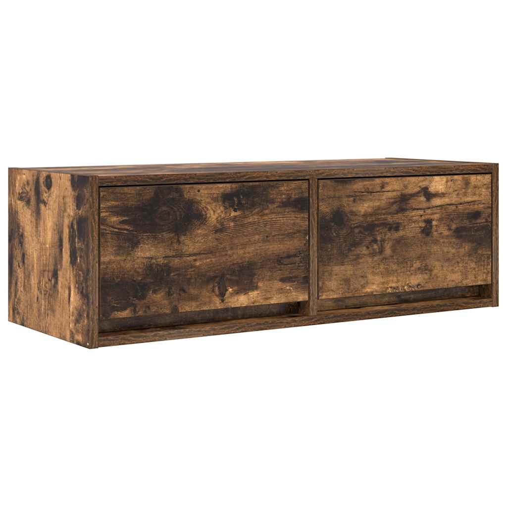 TV Cabinets 2 pcs Smoked Oak 80 x 31 x 25.5 cm Particleboard