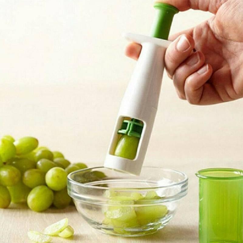 Grape Cherry Slicer Cutter Tool Auxiliary Baby Kitchen Food Fruit Vegetable