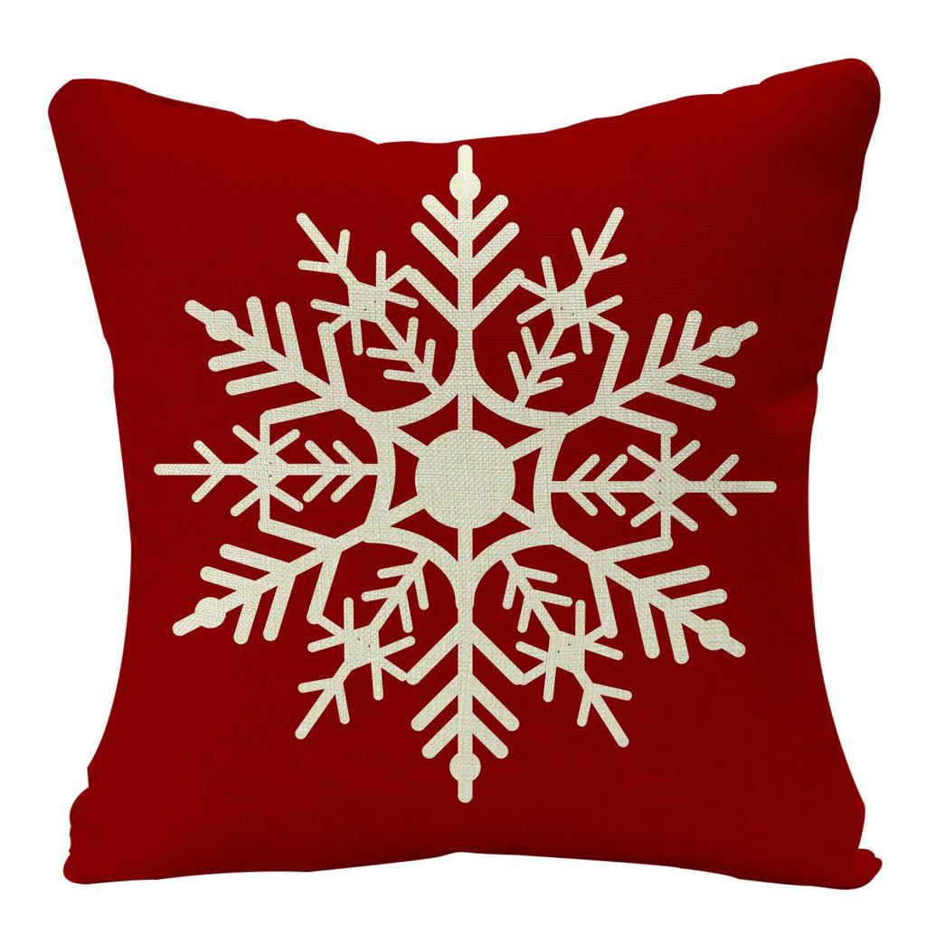 Combination Home Christmas Linen Pillow Case Festive Home Decoration Pillow Cushion Cover Pillow