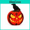 Halloween Resin Pumpkin Lantern Outdoor Yard Decor With Led Light For Festive Celebrations