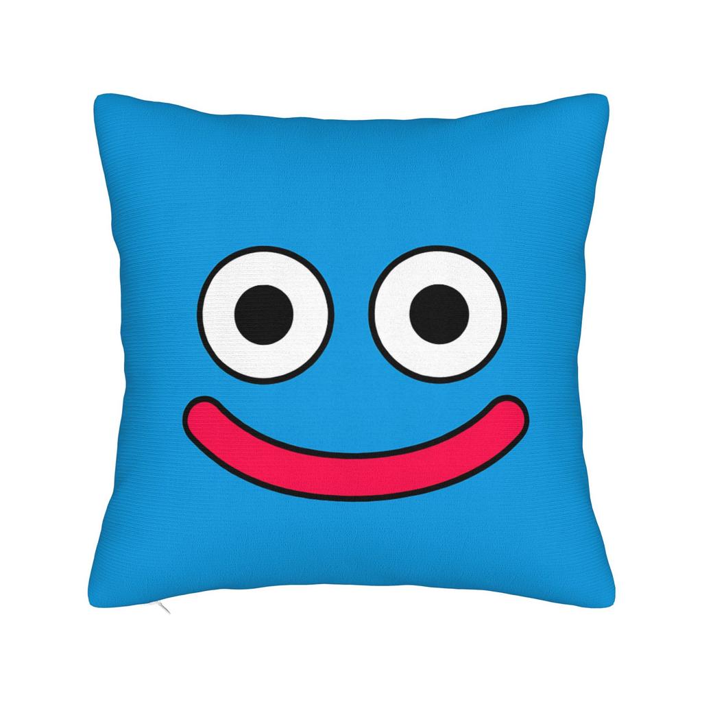 Anime D-Dragon q-Quest Slime Pillow Cover  Funny Pillow Case For Sofa Home Decor Comfy Cushion Cover Gift