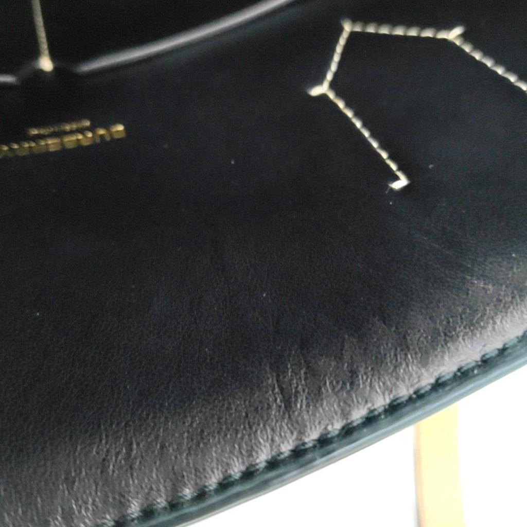 [Pre-Owned] Society Exclusive Logo Monogram Print Strapless Leather Tote Bag - Very Good #CKVJM7