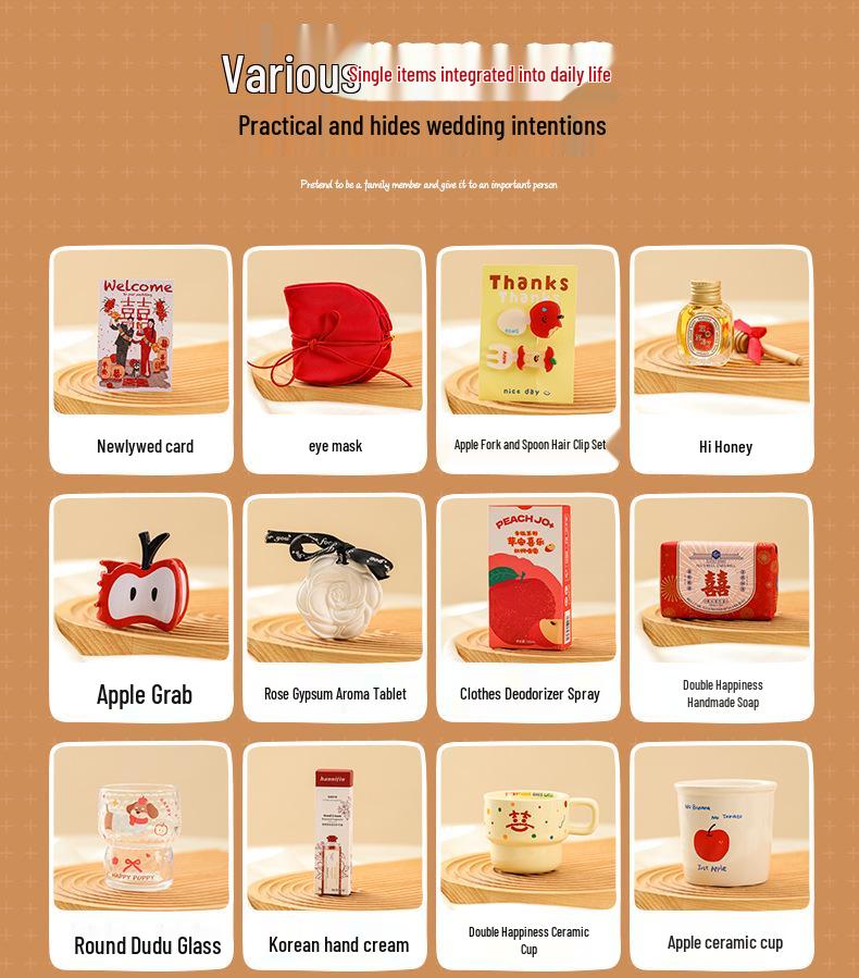 Luxuriöse Dankesgeschenke für Brautjungfern: Praktische Hochzeitsgeschenke und kreative Haussets