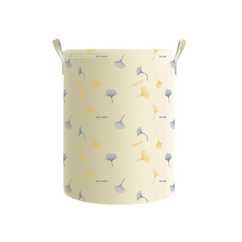 Foldable Laundry Basket Waterproof Laundry Storage Bucket  Bathroom Accessories бежевый