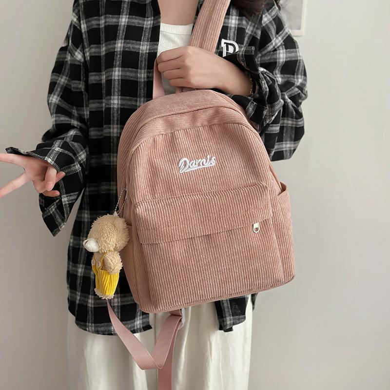 Simple Backpack for Female College Students, A Casual Backpack for Japanese High School and Junior High School Students