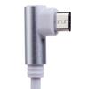 0.3/1m 90 Degrees Micro USB Data Cable Fast Charging Cable Efficient Cable Data Line for Cellphone Tablet Charge Cable