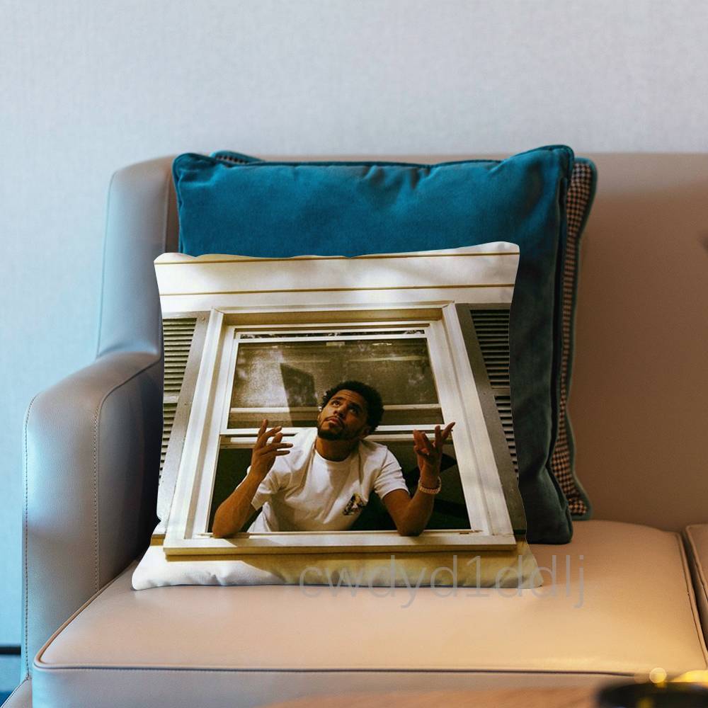 JCole The Fall Off Pillow Case Short Plush Sofa Decorative Gift Home Doublesided Printing Cushio