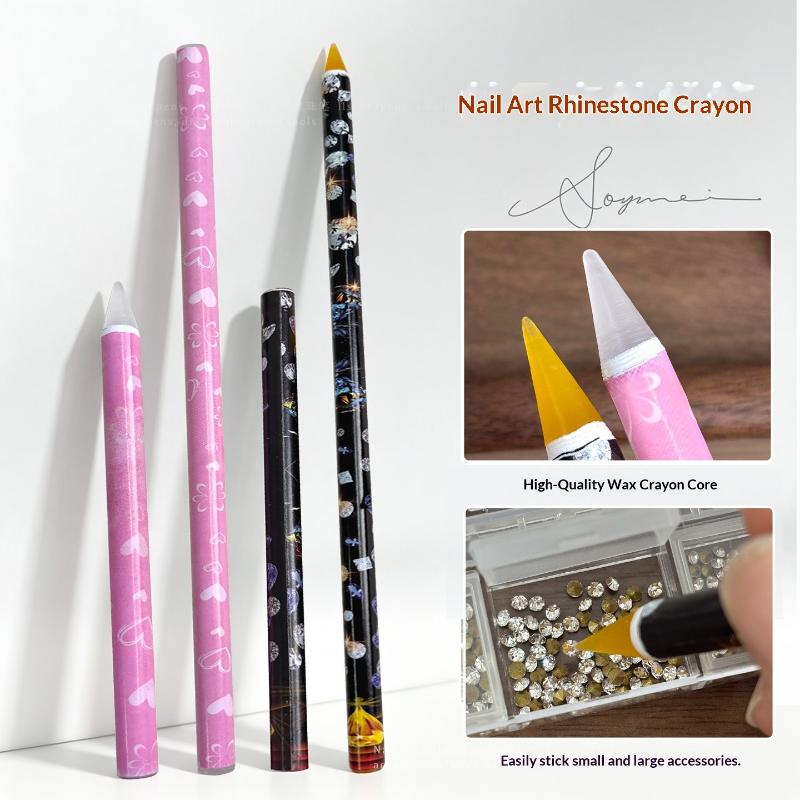 Nail Art Dotting Crayon Rhinestone Picker Contactless Pick Up Tool For Crystal Wax Pencil For Stones Nails Accessories And Tools