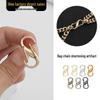 Camellia Metal Chain Extension for Mahjong or Shoulder Bags - Underarm Bag Strap Accessory