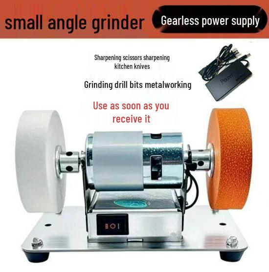 

Компактный настольный точильный станок с грубым и тонким кругами - Бесступенчатая электрическая машина для шлифовки, полировки, заточки, сверления.