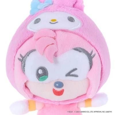 SEGA FAVE SONIC FRIENDS Sanrio characters mascot Amy x My Melody JP FS