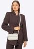 Wittchen Women's Eco-Leather Messenger Bag With Embossed Signature, Small Cream, Cream Eco-Leather