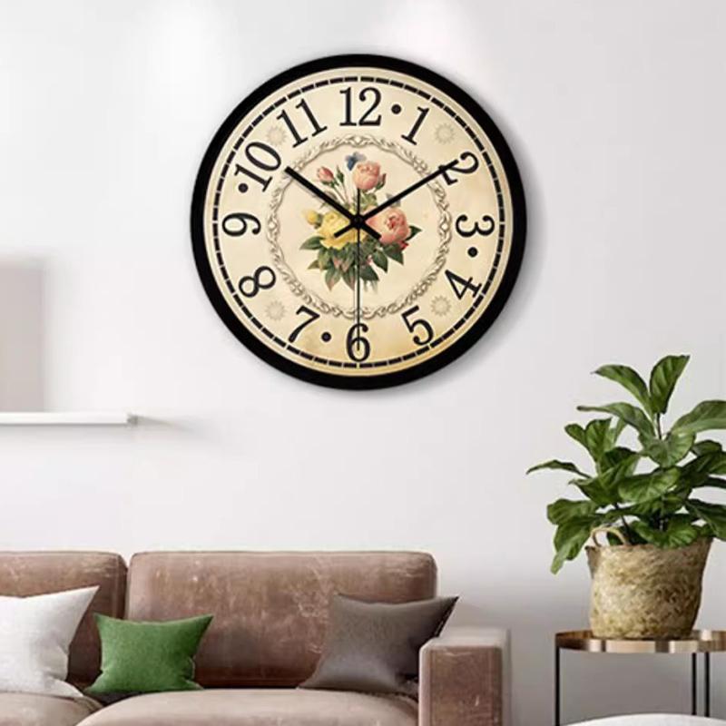 Restaurant Modern Wall Clocks Round Fashion Creative Design Bedrooms Digital Wall Watch Luxury Reloj De Pared Home Decoration