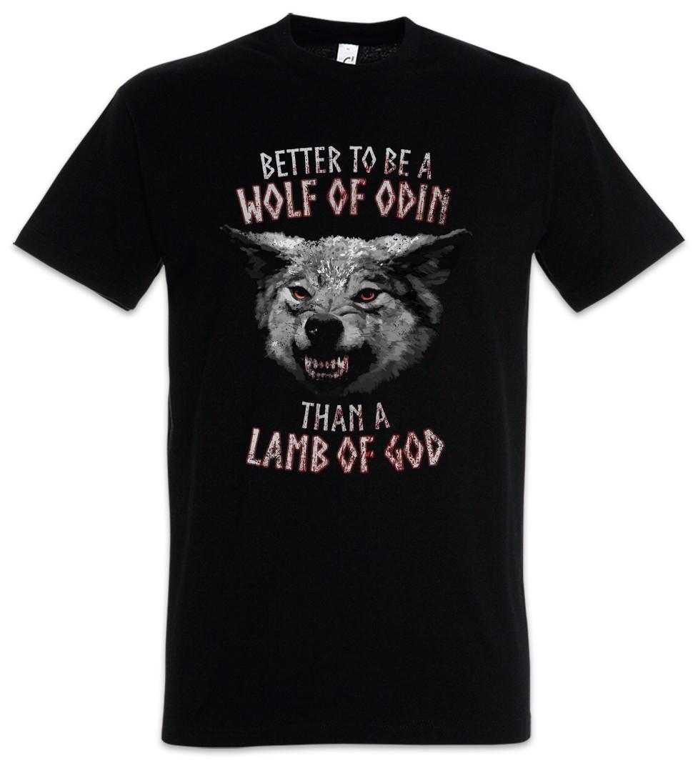 Wolf Of Odhin Mens T-Shirt Mens Womens Tees Top Odin Wolves Geri Freki Thor Valhalla Asgard Midgard 4XL