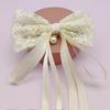 Korean Style Bowknot Hair Clips Lace Girls Headwear Elegant Bowknot Barrette  Girls