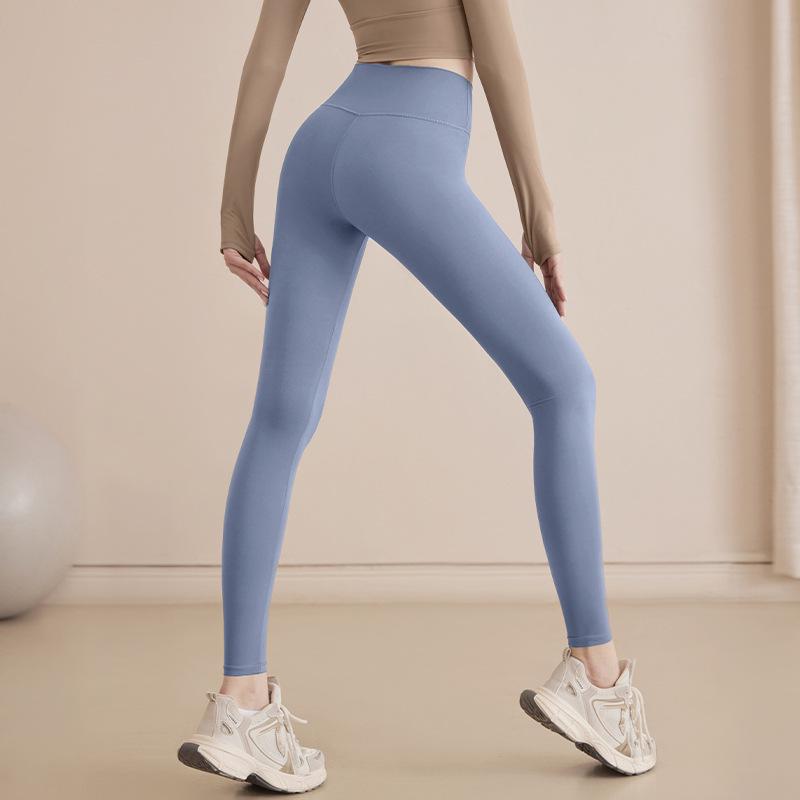 Women's High-Waist Butt-Lift Yoga Pants - Elastic, Quick-Dry, Tummy Control, No Lines