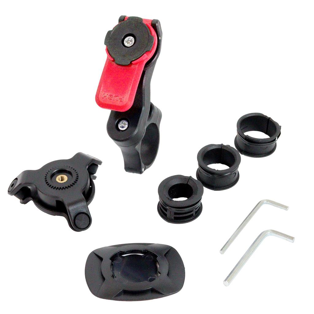 Nishihaya Cell Phone Holder for Motorcycles and Bicycles (Red)