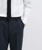 MUSINSA STANDARD Wide Hidden Banding Slacks [Iron Gray]