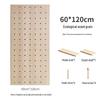 Solid Wood Pegboard Rack: Wall-Mounted & Desktop Storage Display for Entrance Hallway