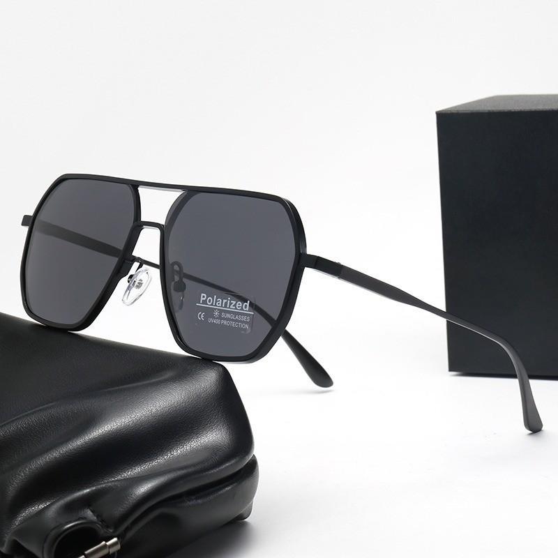 Fashion Pochromic Anti-radiation Glasses Women's/men's Double Beam Sunglasses