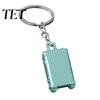 Metall-Kofferanhänger Charm Mini-Koffer Schlüsselanhänger, Tasche mit rollenden langlebigen Zinklegierung Schlüsselhalter Rädern, Reisethematik Rucksackzubehör, Niedlich