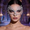 Masquerade GlassesMask Rhinestones EyeMask Masquerade Crystal EyeMask PromMask