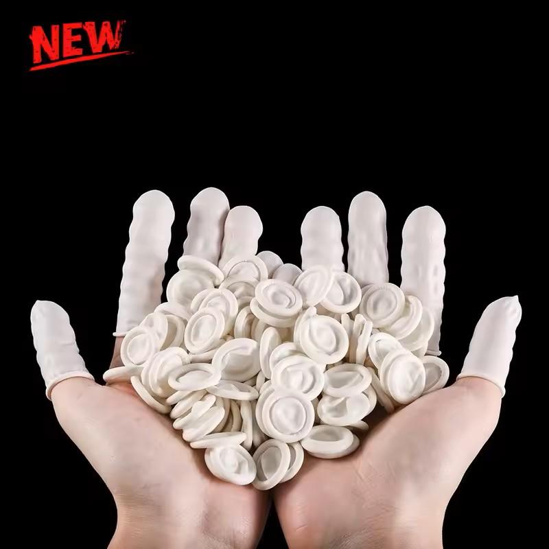 Ditali Monouso Bellezza Speciale Trasparenti Acne Ricamo Protezione Punta Dito Copertura PROTEZIONE LAVORO Ditali Ispessiti
