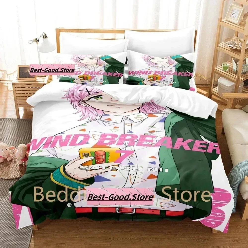 

WIND BREAKER Beding Set Single Twin Ful Quen King-Sized Dimensionsd Dimensions Bed Linen Set Adult People Kid Bedrom Duvetcover Sets 3D Print Anime 120*200cm Single