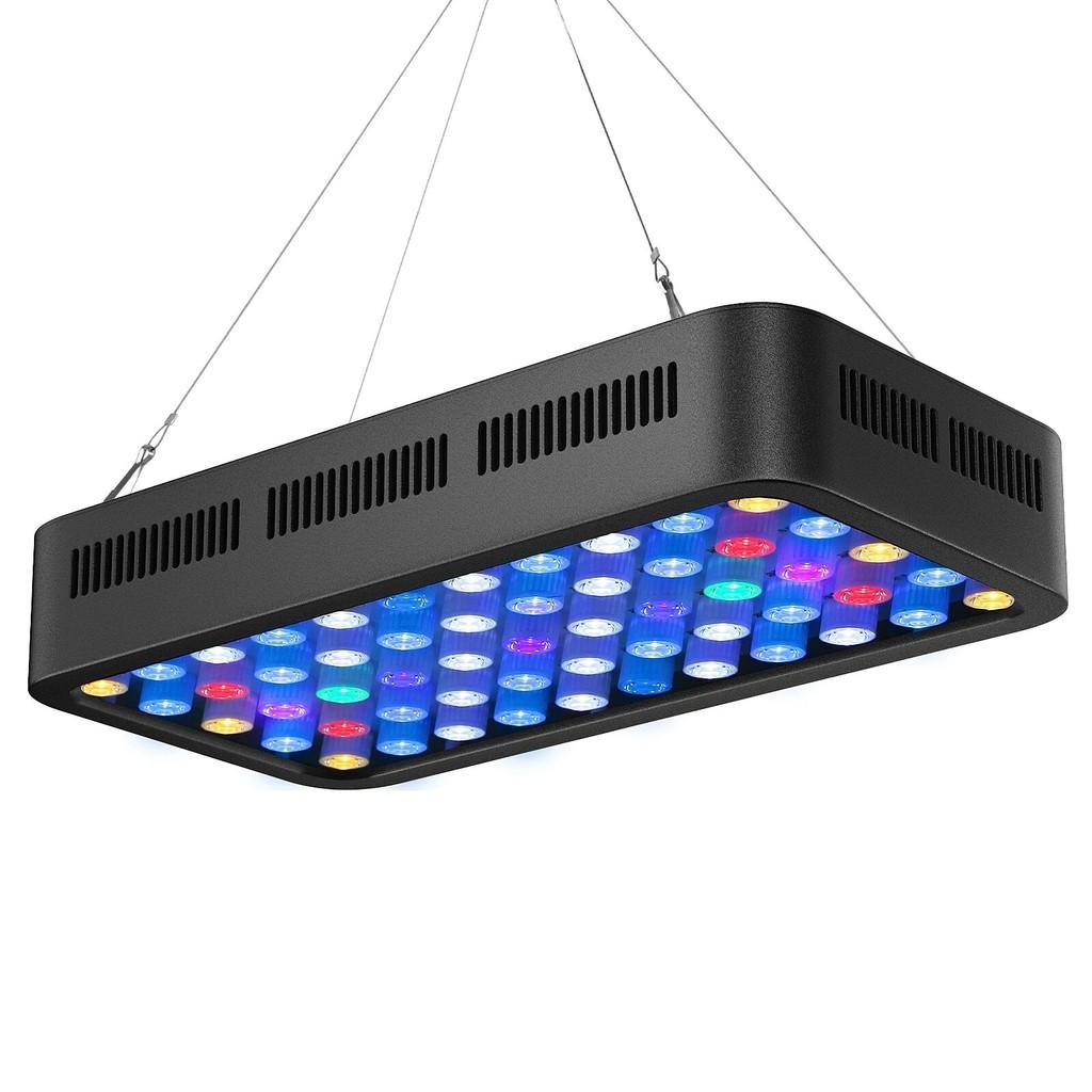 165W Three Channels Smart App Control Fish Coral Reef Tank Aquarium Lamp LED WiFi Control Dimmable Aquarium Light