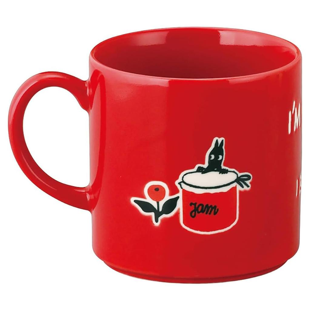 Yamaka Shoten MOOMIN Wooden Boxed Large Diameter x Height a Little Day Novelty Gift for Birthday Made in (Moomin) Mug, Size, 350ml, 8.5cm 8.5cm, "I'm