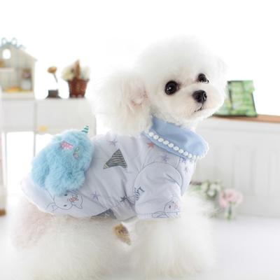 Evcil Hayvan Sonbahar ve Kış Köpek Parkaları Sevimli Çizgi Film Bebek Pamuklu Giyim Teddy Giyim Kedi Yavru Köpek Giysileri Küçük Köpekler için Köpek Giysileri
