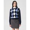 Argyle Pullover Navy