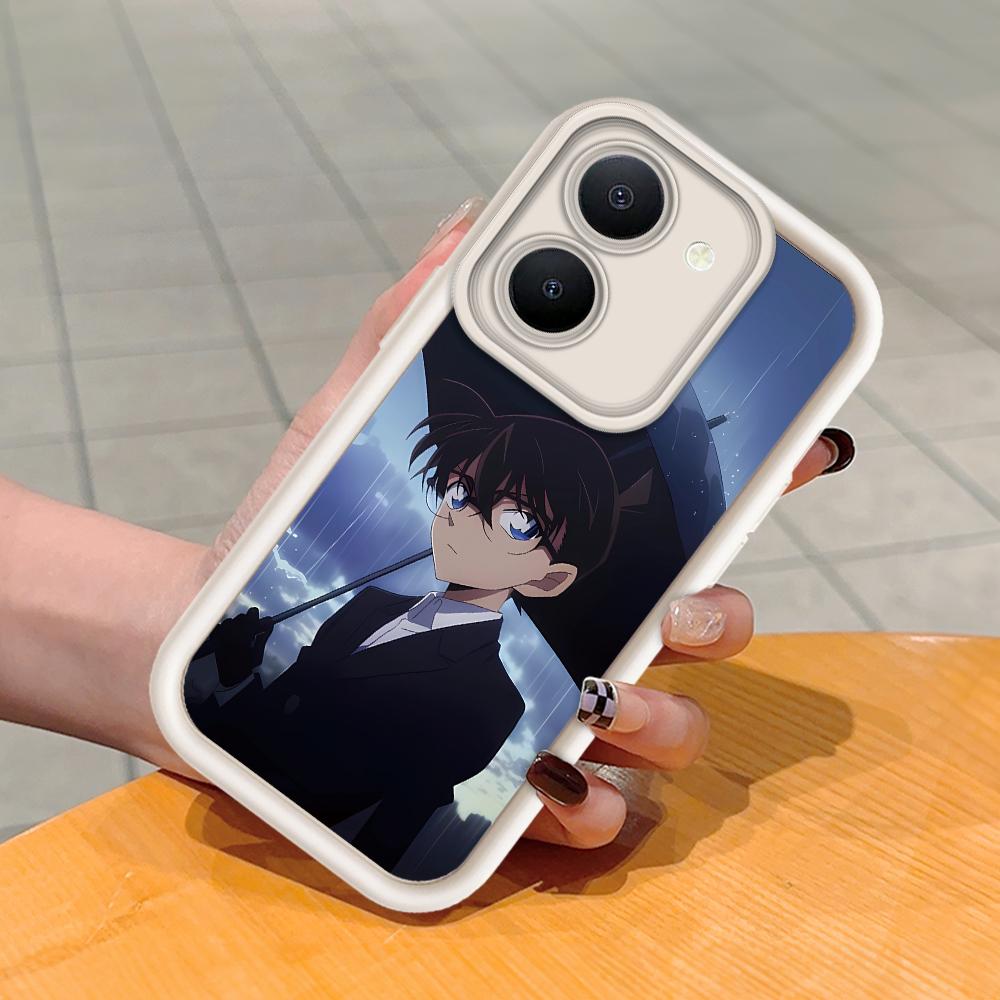 

Мягкий силиконовый квадратный чехол с рисунком лестницы для телефона, полное покрытие, противоударный защитный резиновый чехол для камеры для Vivo Vivo Y12S белый