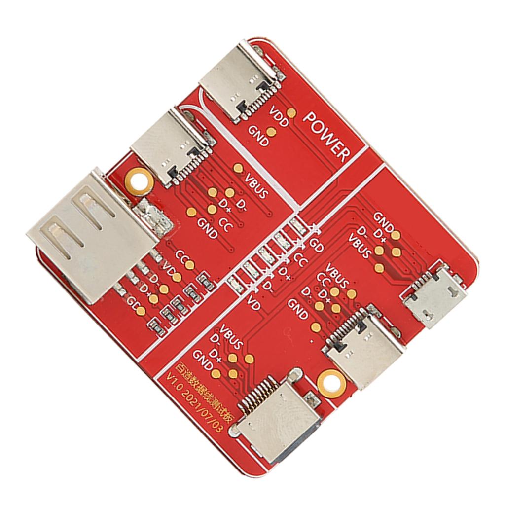 Charging Test Card 3 In 1 Data Wire Test Fixture Accurate Type C Micro for IOS Interface