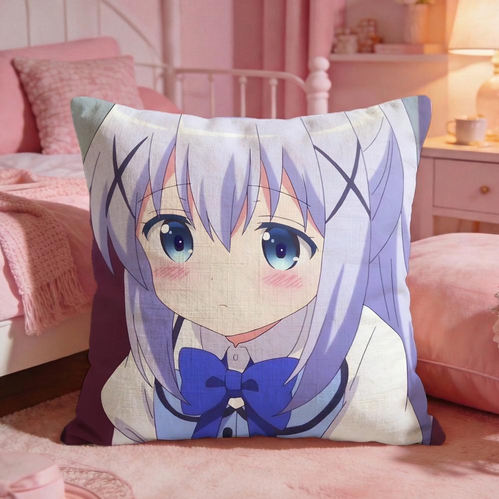 lIs the Order a Rabbit Cushion Cover Premium Comfort Reversible Pillow Cove Two in One Design for Any Room  Car Interior