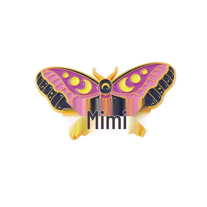 Exquisite Cartoon Butterfly Brooch - Personalized Insect Badge for Clothing and Bags