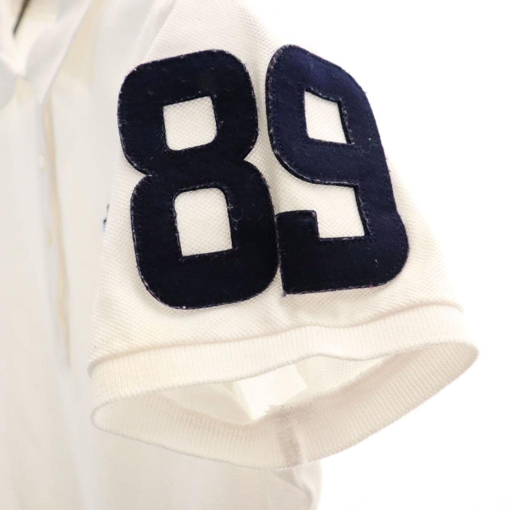 Pearly Gates Made In Japan Golf Short Sleeve Polo Shirt White Fawn Women Used