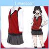 Kakegurui-inspiriertes Cosplay-Outfit Hochwertiger Polyesterstoff Erhältlich in verschiedenen Größen
