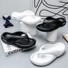 Fashion New Super Soft Men Trend New Summer Slippers EVA Soft Bottom Cloud Slides Light Beach Shoes Male Suitable Indoor and Outdoor