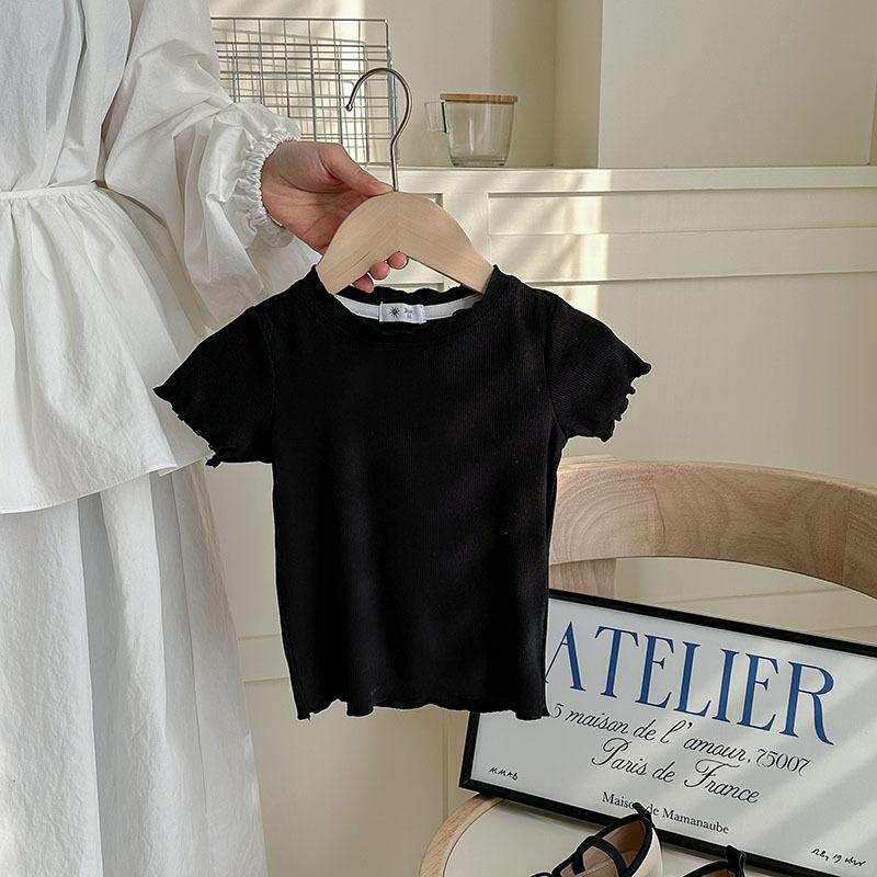 

Girls Casual Short-sleeved Loose T-shirt For Spring And Autumn, Children s Cute Top 90cm