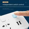 Multi-Function USB Wireless Converter: Home Office Socket Board with Night Light